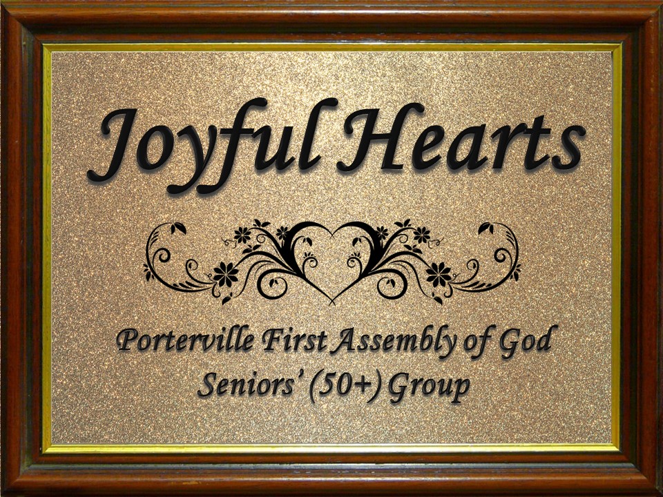 Porterville First Assembly of God Joyful Hearts Seniors' Group logo
