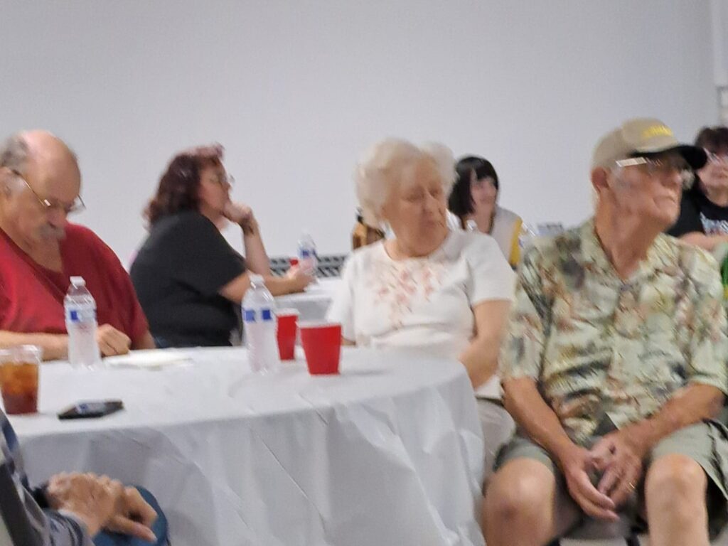 Porterville First Assembly of God Joyful Hearts Seniors at Taco Bar Potluck