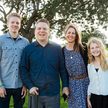 Missionaries Steve and Julie Kramer and their children