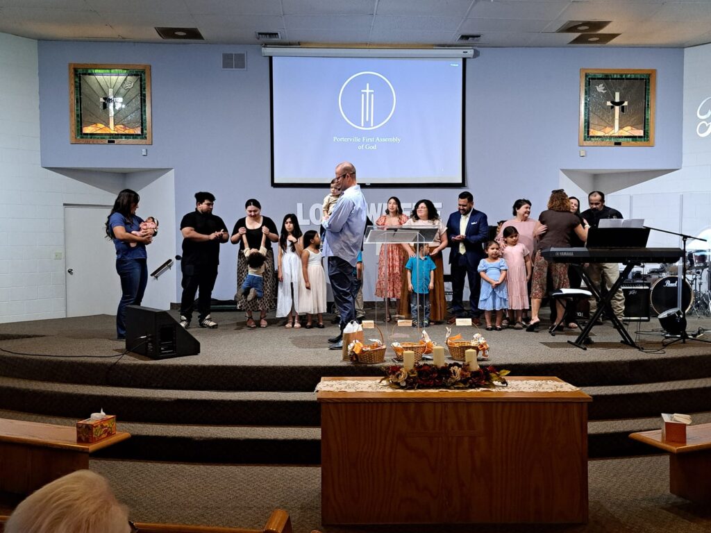 Porterville First Assembly of God baby dedication