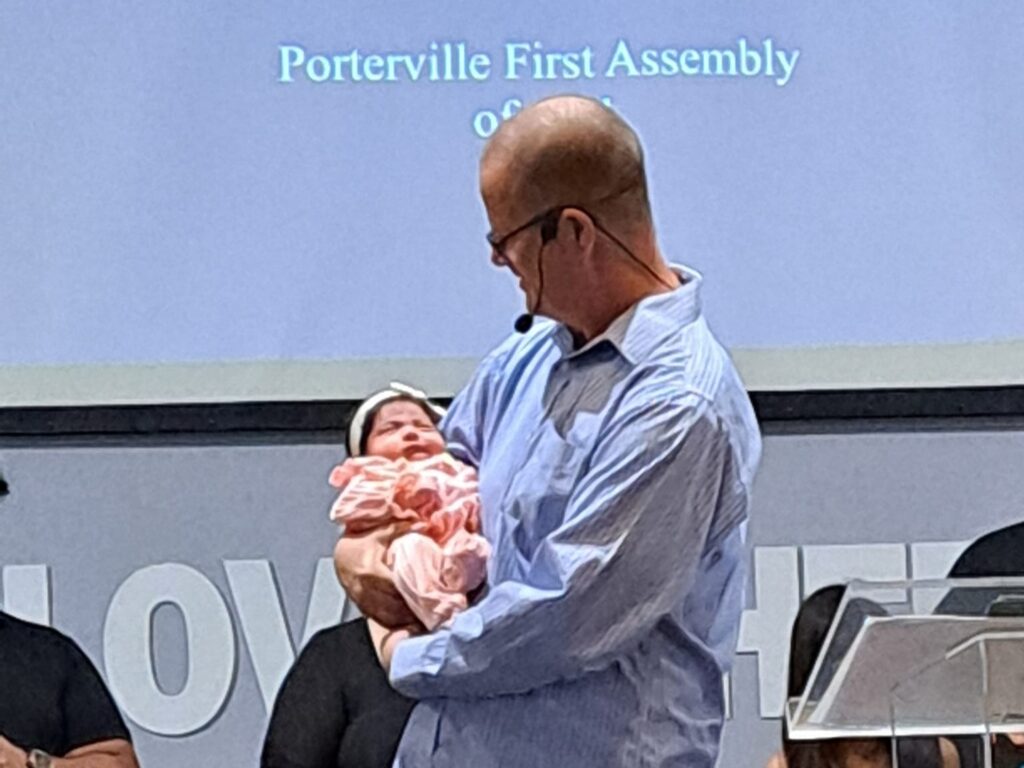 Porterville First Assembly of God baby dedication