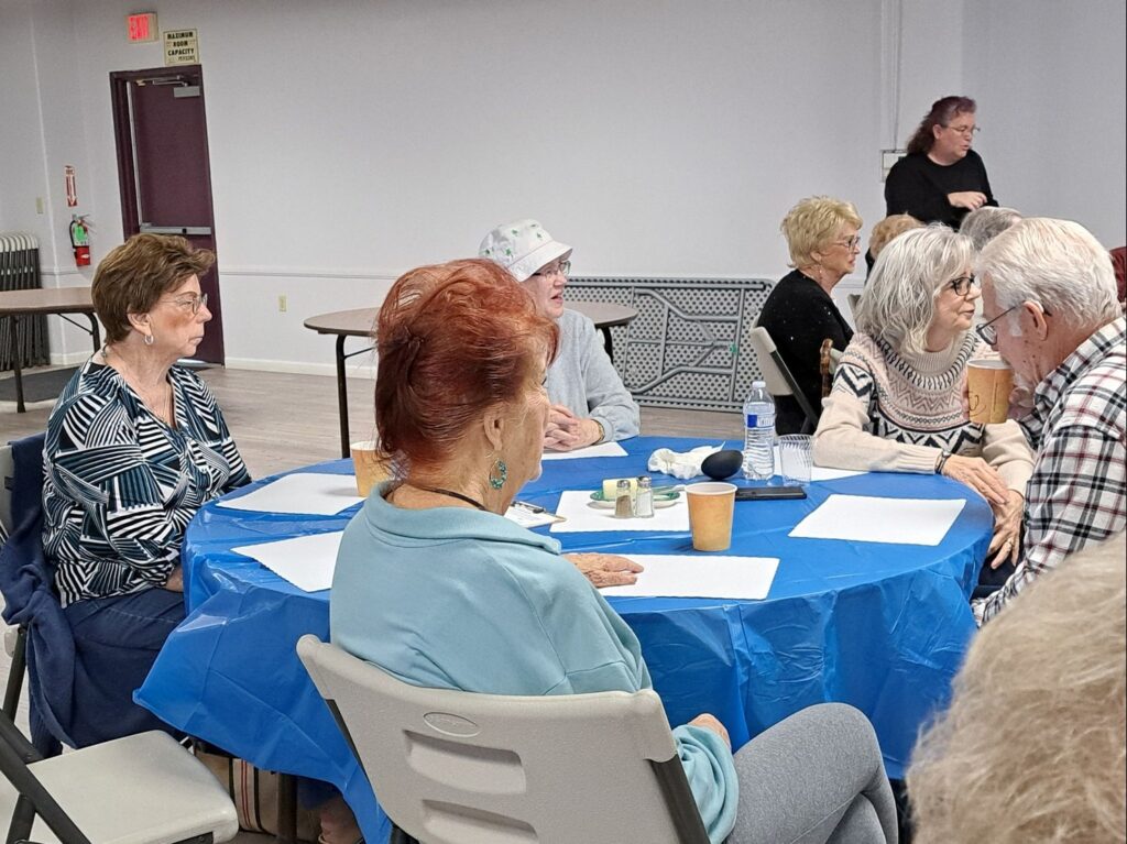 Porterville First Assembly of God Joyful Hearts seniors January soup lunch