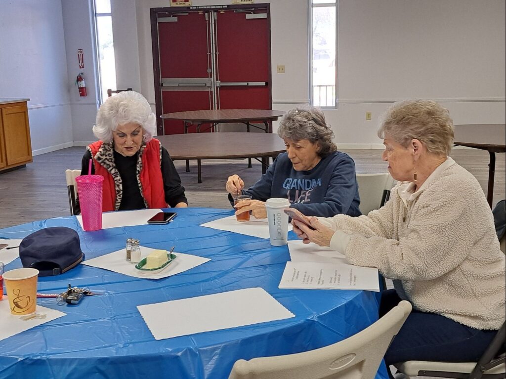 Porterville First Assembly of God Joyful Hearts seniors January soup lunch