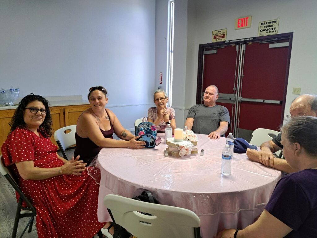 Our congregation enjoying the Porterville First Assembly of God Mother's Day lunch
