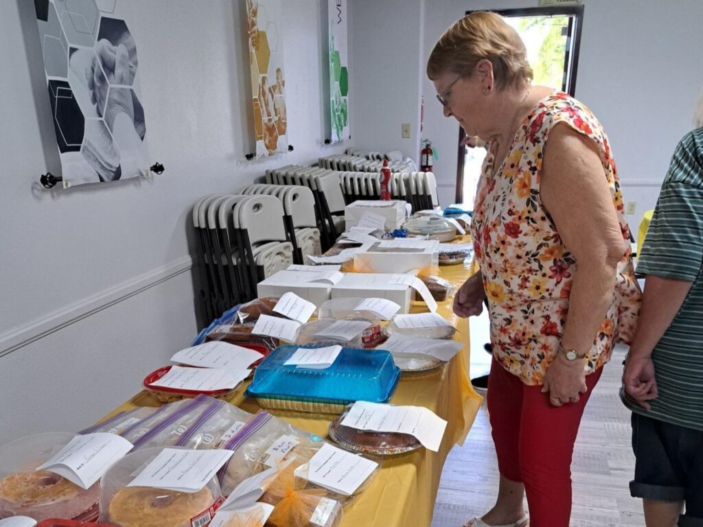 Porterville First Assembly of God congregation enjoying a soup lunch and dessert auction to benefit our children's ministry