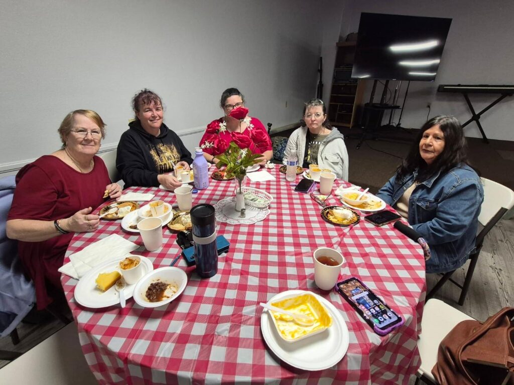 Our congregation enjoying our Porterville First Assembly of God February 2026 Chili Cook-off