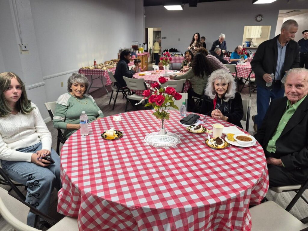 Our Porterville First Assembly of God congregation enjoying our February 2026 Chili Cook-off