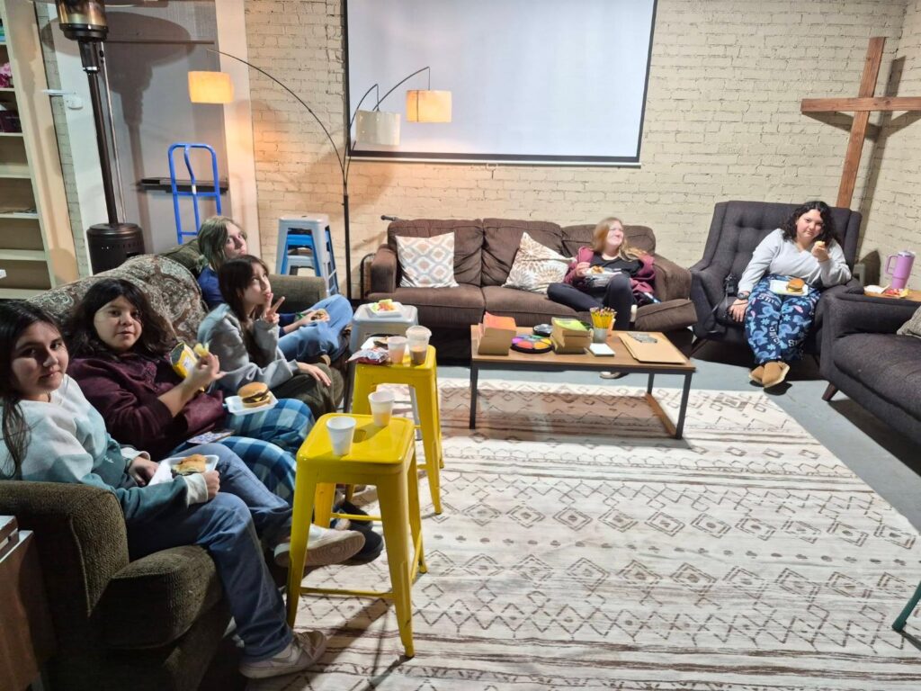 Porterville First Assembly of God Youth movie night in January