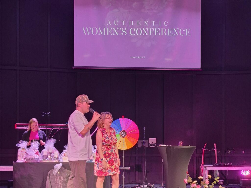 One of our Porterville First Assembly of God ladies at the Authentic Women's Conference