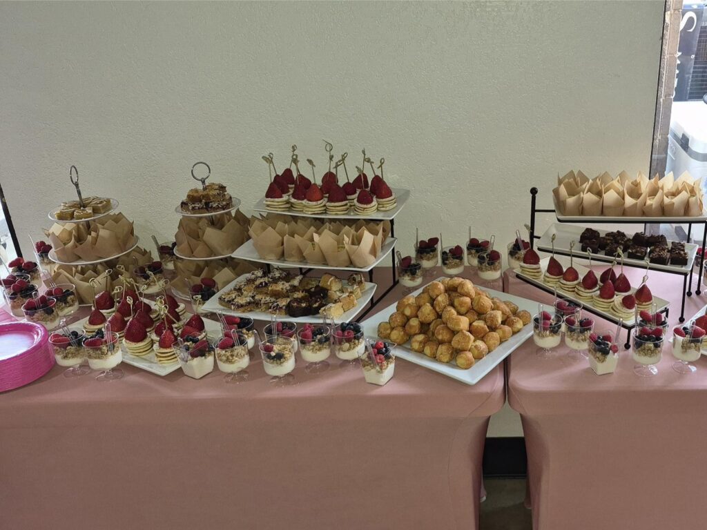Continental breakfast at the Authentic Women's Conference
