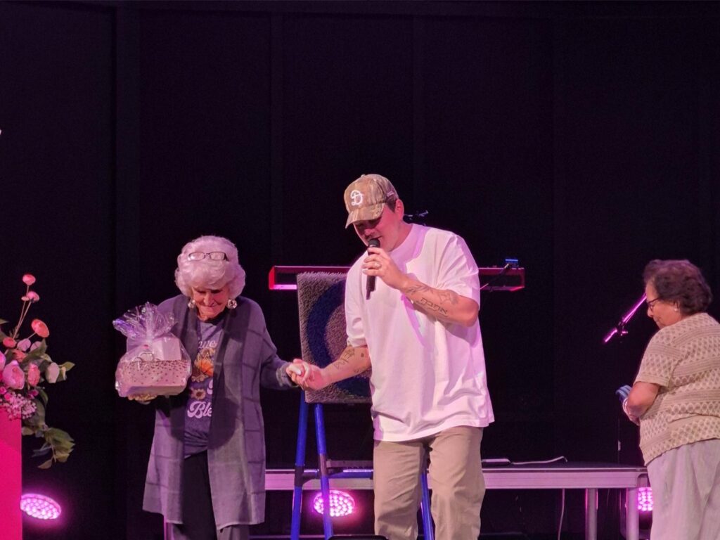 One of our Porterville First Assembly of God ladies at the Authentic Women's Conference